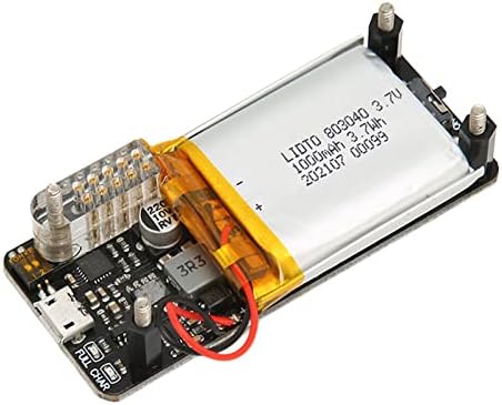 V1.2 UPS Power Hat Board 1000mAh Bateria de 400mA Charging Corrente UPS Lite v1.2 UPS HAT