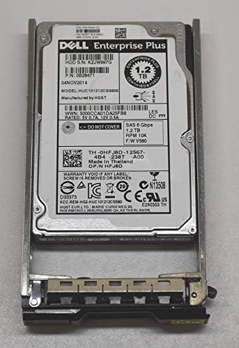Dell equallogic 1.2TB 10K SAS SASE com bandeja HFJ8D 68V42 PS6100 PS6110 PS4100 PS4110 PS6210 PS4210 PS-M4110