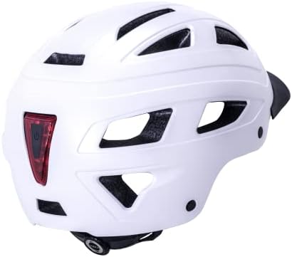 Kali protege o capacete de bicicleta Cruz - leve e ajustável com viseira de ventilação e proteção ocular - fivela de ajuste fácil para homens e mulheres - capacete de ciclismo urbano para crianças e adultos