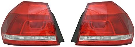 Luz rarefelétrica nova e direita da luz traseira externa compatível com Volkswagen passat 2012-15 VW2805108 VW2804108 561 945