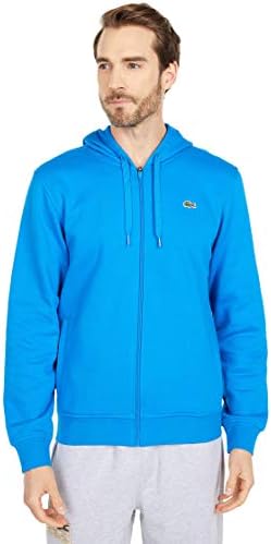 Lacoste Sport Men's Sport de manga comprida Fleece Full Zip Hoodie Sweatshirt