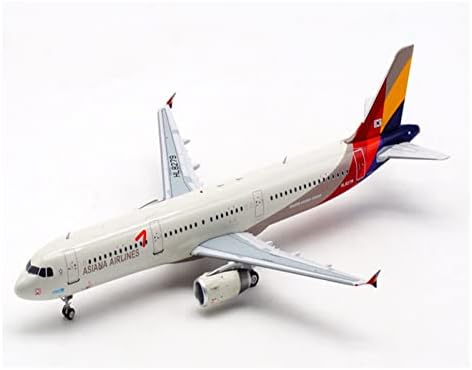 Modelos de aeronaves 1: 200 para simulação Asiana Airlines Airlines A321 HL8279 Aeronave Modelo de aeronave Display