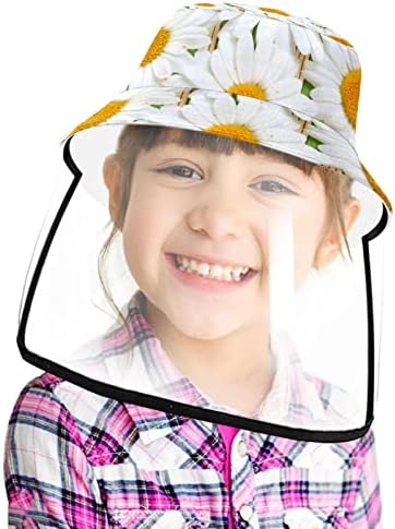 Chapéu de proteção adulto com escudo facial, peixe -pescador chapéu anti -sol, elemento químico Padrão de mesa periódica