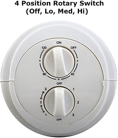 Optimus F-84449WH-F Indoor plug-in, doméstico, branco