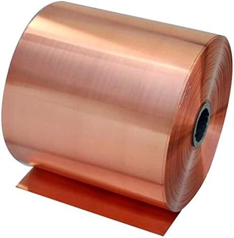 Z Crie design Placa de latão Capper Capper Folha de cobre Placa Material Corte Material de trabalho Rolls- Uso geral Contratantes DIY Espessura de 0,8 mm de cobre de metal