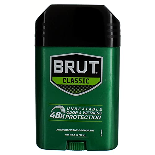 3 pacote - desodorante e antiperspirante clássico brut - Proteção imbatível de odor e umidade 48h - 2 oz