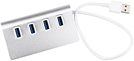 Zhyh arraste quatro divisors splitter USB Splitter USB ， USB 3.0 Adaptador de alumínio de cubo múltiplo de 4 portas