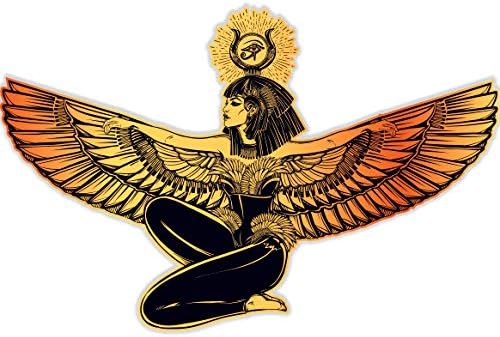 GT GRAPHICS egípcia deusa ISIS Beautiful - adesivo de vinil Decalque à prova d'água