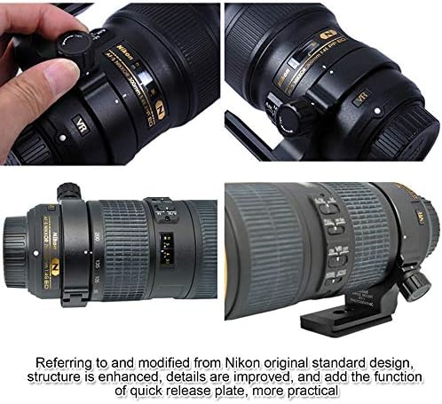 Ishoot aprimorada anel de montagem de tripé de colar de 68 mm para Nikon AF-S 300mm f/4e pf Ed VR e Nikon AF-S 70-200mm f/4g Ed Lente
