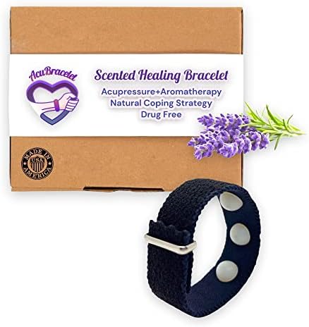 Lavanda com relevo de estresse com lavanda Bracelete-cálculo de multi sintomas de banda de banda de banda-sono natural ajuda-ansiedade-mood