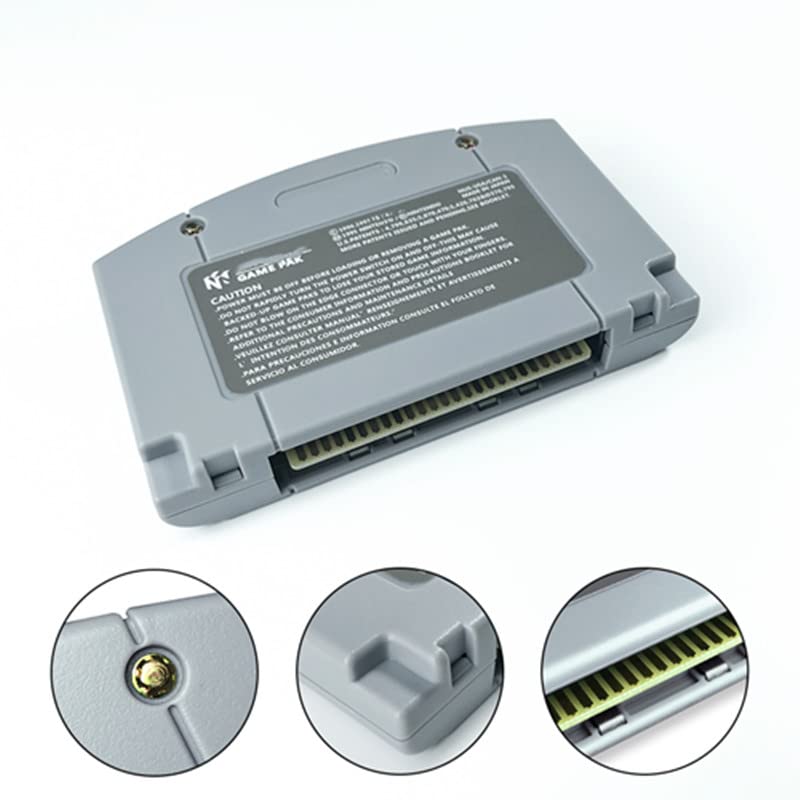 Cartucho de jogo de versão NTSC nos EUA para console de videogame de 64 bits - estádio 1 ou 2
