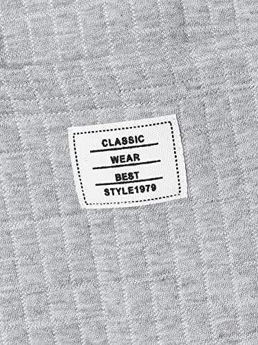 Roupas de duas peças para homens, letra de letra de camisa e calça da cintura de cordão sem tee