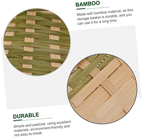 Bambu de cesta de armazenamento 2pcs de Yard 2pcs para tecer a criança