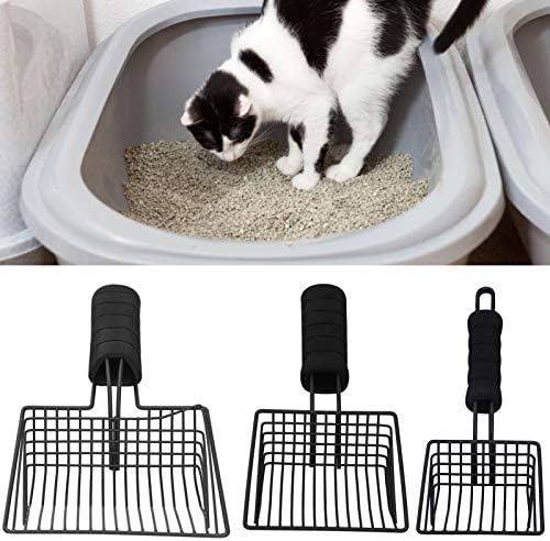 PLPLAAOO CAT LIMTE CHEP SIFTING RÁPIDO, BELE DE LIMTE DE METAL DE AÇO ANTERRO DE ATELHO PARA PETOS, PARA PARA PARA PROFIDA DE DIREITO PESADO DE CAT CATCO CATO CATO DE MARCELHA COM ALIMENTAÇÃO COM FOOL