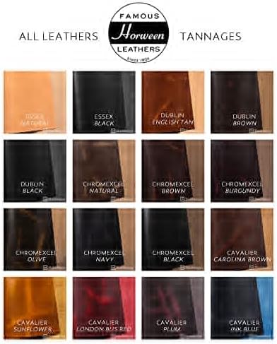 Buckleguy.com Horween Chromexcel Leather tira, marrom, 55 a 60 de comprimento, vários pesos