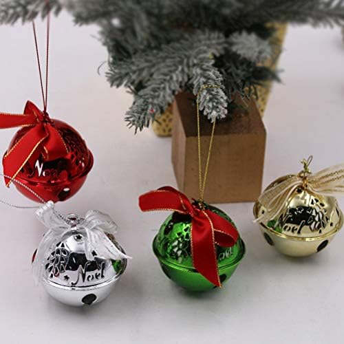 4pcs Christmas Jingle Bell Festival Criativo Pingente Iron Bell Showcase Dec Decorações de Natal