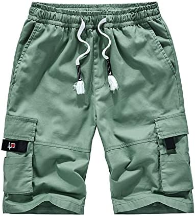 Shorts homens masculino de moda de gola de gola de galo de algodão de algodão de cinco pontos no macacão