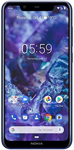Nokia Mobile 5.1 Plus - Android 9.0 PIE - 32 GB - Câmera dupla - Smartphone desbloqueado Dual Sim - 5,86 19: 9 HD+ Screen - Blue