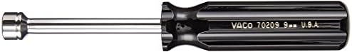Klein Tools 70209 9 mm Driver de porca métrica com eixo de 3 polegadas e alça de Comfordome