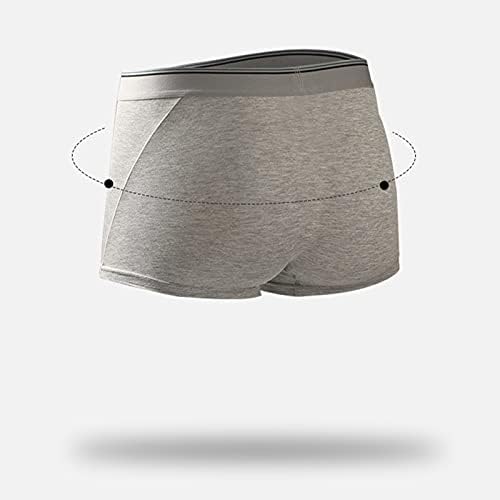 Mens boxer shorts boxer listras de listras elásticas de tamanho confortável de cintura grande roupas íntimas masculinas masculinas