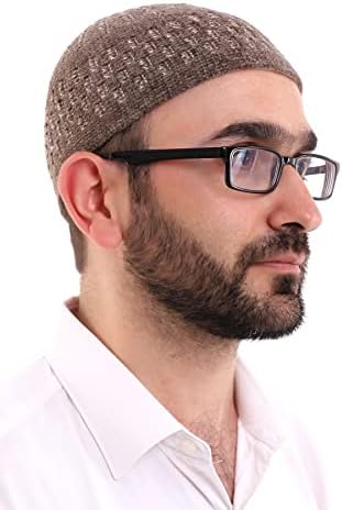 ihvan online turco muçulmano de inverno veludo kufi chapéus para homens, taqiya, takke, peci, bonés islâmicos, presentes islâmicos, tamanho standart