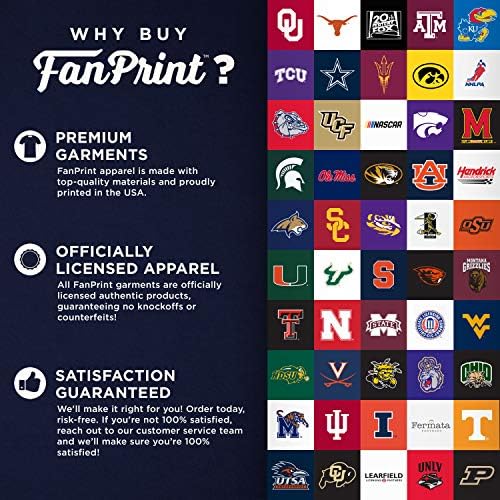 T -shirt FanPrint LSU Tigers - Nada supera ser uma pata de pata - Tee masculina/roxo/xl