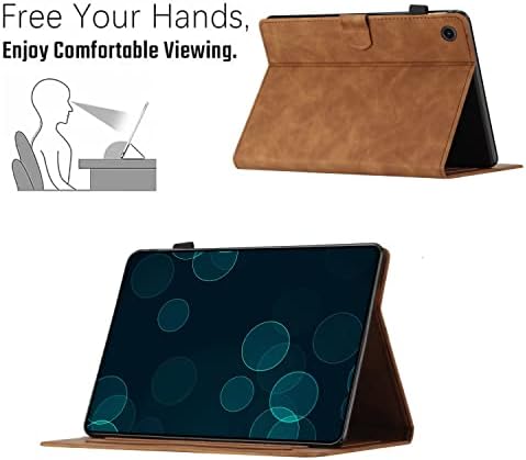 Tablet PC Case compatível com Lenovo Tab M10 Case/Tab M10 Gen3 10.1 polegada Case vintage Premium Caso de couro dobrável Tampa