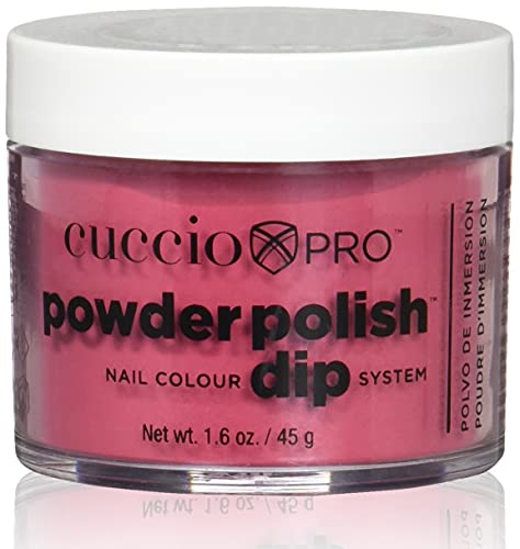 Cuccio Color Powder Polishine - laca para manicures e pedicures - pó altamente pigmentado que é finamente moído - acabamento