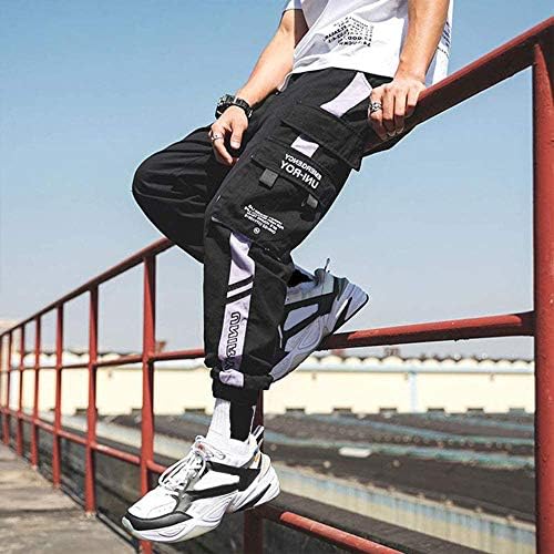 Xyxiongmao streetwear calças de quadril de calça de cargo corredores para homens casal esportivo feminino casual ativo calça de moletom