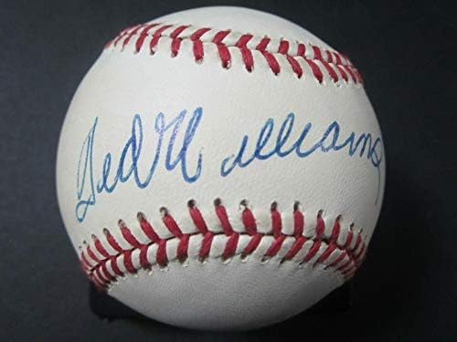 TED WILLIAMS BOSTON RED SOX assinou o OAL Baseball JSA Letra completa - bolas de beisebol autografadas
