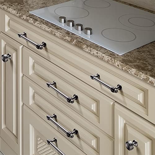 Yonfiafit 10 Pacote de luxo Modern Clesser Armário de cozinha Handles Knob Pull Cupboard Móveis de guarda