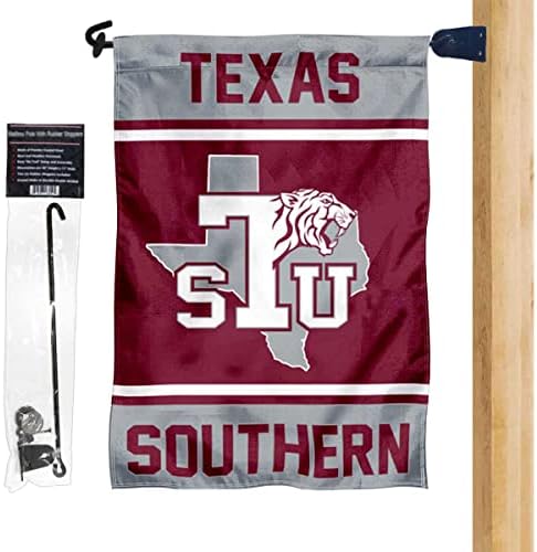 TEXAS SUL TIGERS Bandeira do jardim e caixa de correio Post Mount Holder Set