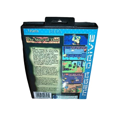 Aditi A história da capa de Thor UE com caixa e manual para sega megadrive Gênesis Console de videogame de 16 bits cartão