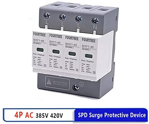 CEKGDB Surge Protective Dispositivo SPD AC 3P+N 20 ~ 40KA 30KA ~ 60KA 385V 420V Casa Proteção de Proteção ao Lightning