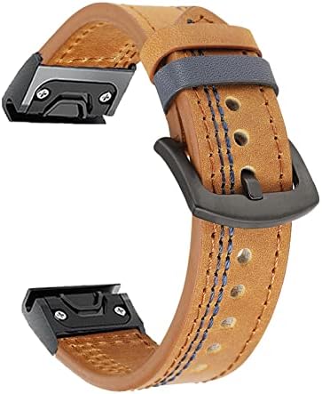CEKGDB para Garmin Fenix ​​5 5x mais 6 6x Pro 3 h Smart Watch Leather Band Straplet para Forerunner 935 945 Pulseira Quick