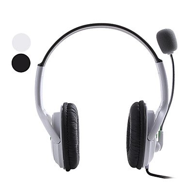 Fone de ouvido do Microfone USB universal para PS3 e PC, branco