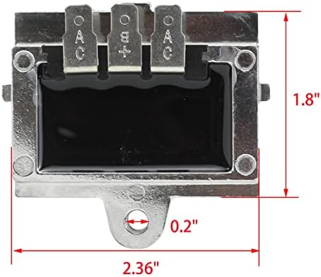 Regulador de tensão Substituição do retificador para o Onan P-Series 16hp-20hp B Motor 20 AMP 191-1748 191-2106 191-2208