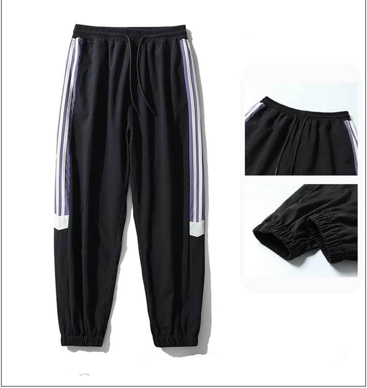 Men's Daily Sportswear Sets Spring Autumn Casual Tracksuits Men 2 Peças Zipper preto-522 XL