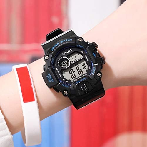 Data Calendário Alarm Fashion Display Multifunction Sports Week Watch Unissex Watch Sport Watch Watch Watch Watt Wrap Bracelet