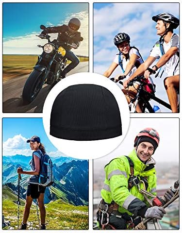 Cetim 9 peças Capacenta Caps Caps Caps Swost Wicking Chapéu de ciclismo Chapéu de gorro de resfriamento