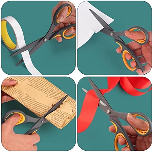 NUOBESTION 8PCS Use fita adesiva da sala de aula de aula do Ultra-Scissor Handles Homes Cutting Comforto antiade