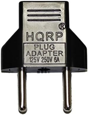 Carregador do adaptador de parede AC HQRP para Garmin Nuvi 1450 1490T Substituição de GPS mais adaptador de plugue de euro HQRP