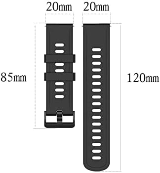 MOPZ 22 misça de silicone macio de 20 mm para 20 mm 22mm de banda de reposição universal WatchBand