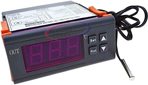 XH-W2028 12V/24V/220V Controlador de temperatura digital Termostato Termostato Faixa de medição -50-110 Celsius com sensor