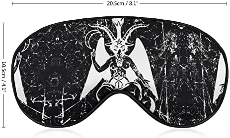 Máscara Satânica de Cabra Baphomet Tampa Máscara de Máscara de Olhos Macio de Máscara Effectiva com Seça Elastic Ajustável