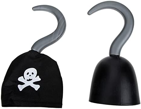PretyZoom 6 PCs Pirate Hooks Kids Pirate Hooks Capitão gancho Halloween plástico pirata ganchos Capitão ganchos de plástico
