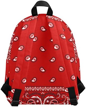 ALUNO BACKPACK BANDANANA RED BETHPACK LOPTOP Backpack Backpack Back Pack para a escola, viagens