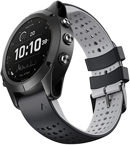 Ghfhsg liberação rápida easyfit silicone watch bandtap wristrap for garmin fenix 7x 7 6x pro 5 5x mais 935 Smartwatch Bracelet 22/26mm Watchband Bandana