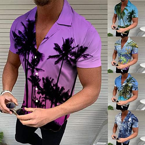 Camisas havaianas para homens, mangas curtas de manga curta camisas havaianas com grande variedade de designs de cores disponíveis