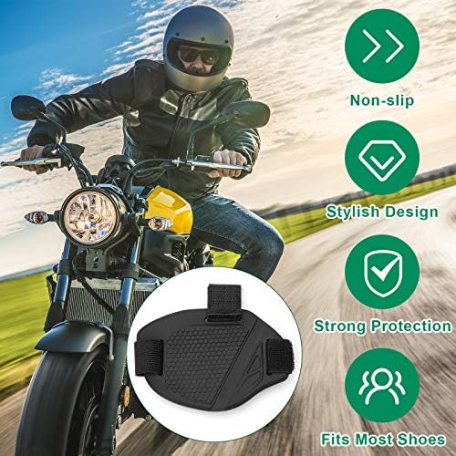 Coitak Motorcycle Motorbike Shift Pad, capa de protetor de botas de moto, guardas de câmbio protetores de marchas de borracha